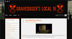 Desktop Screenshot of gravediggerslocal.com
